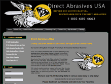 Tablet Screenshot of directabrasivesusa.biz